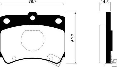 DJ Parts BP2220 - Bremžu uzliku kompl., Disku bremzes ps1.lv