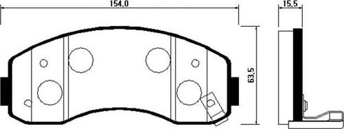 Magneti Marelli 323700036200 - Bremžu uzliku kompl., Disku bremzes ps1.lv