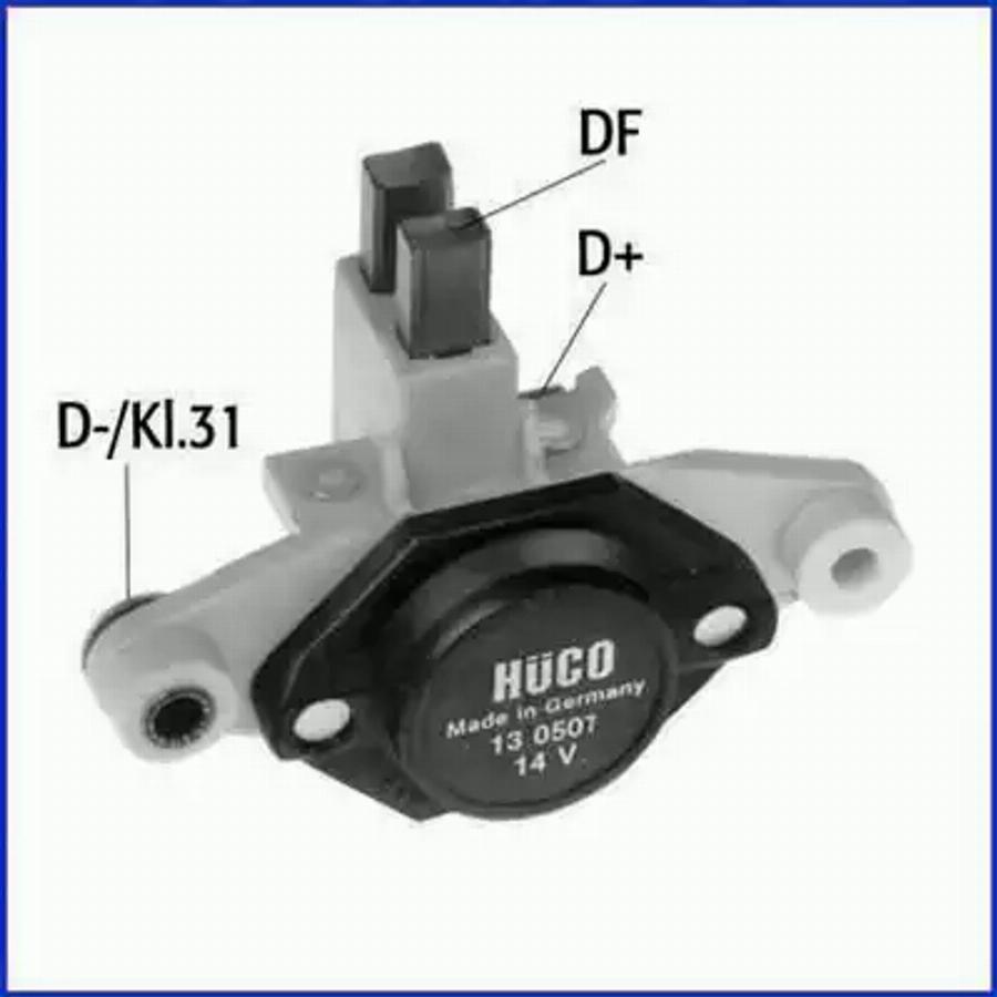 HÜCO 130507 - Ģeneratora sprieguma regulators ps1.lv