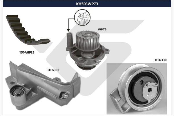 Hutchinson KH 503WP73 - Ūdenssūknis + Zobsiksnas komplekts ps1.lv