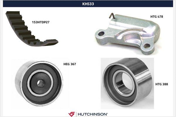 Hutchinson KH 533 - Zobsiksnas komplekts ps1.lv