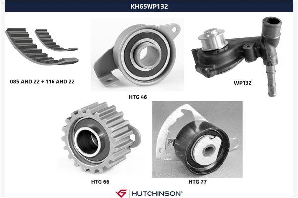 Hutchinson KH 65WP132 - Ūdenssūknis + Zobsiksnas komplekts ps1.lv