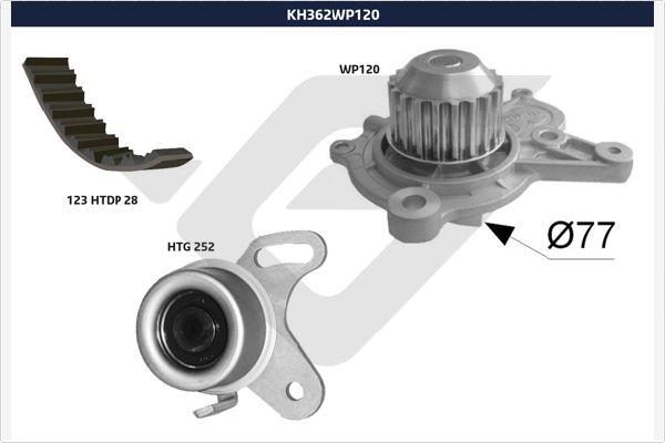 Hutchinson KH 362WP120 - Ūdenssūknis + Zobsiksnas komplekts ps1.lv