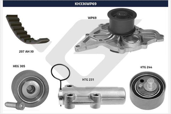 Hutchinson KH 336WP69 - Ūdenssūknis + Zobsiksnas komplekts ps1.lv