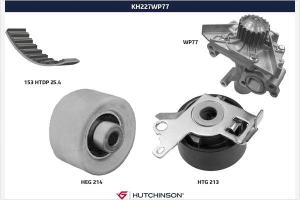 Hutchinson KH 227WP77 - Ūdenssūknis + Zobsiksnas komplekts ps1.lv