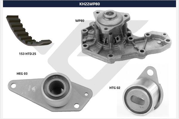 Hutchinson KH 22WP80 - Ūdenssūknis + Zobsiksnas komplekts ps1.lv