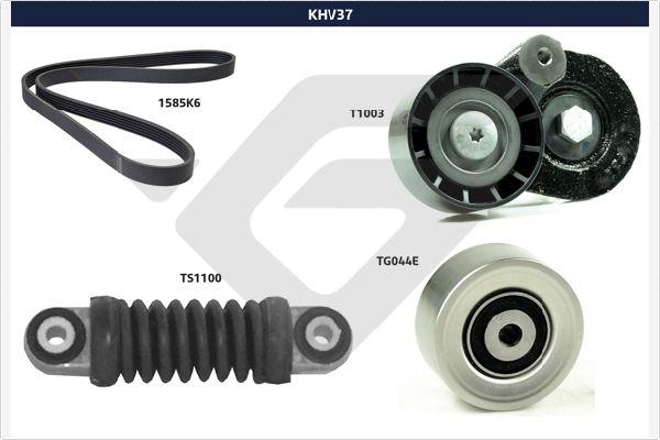 Hutchinson KHV 37 - Ķīļrievu siksnu komplekts ps1.lv