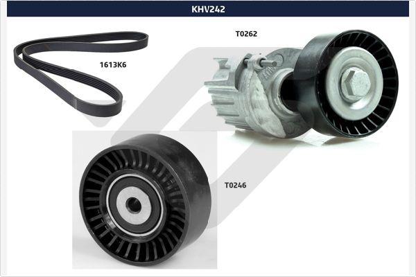 Hutchinson KHV 242 - Ķīļrievu siksnu komplekts ps1.lv