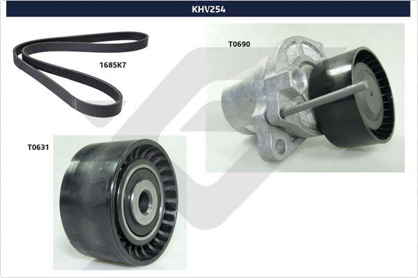 Hutchinson KHV 254 - Ķīļrievu siksnu komplekts ps1.lv