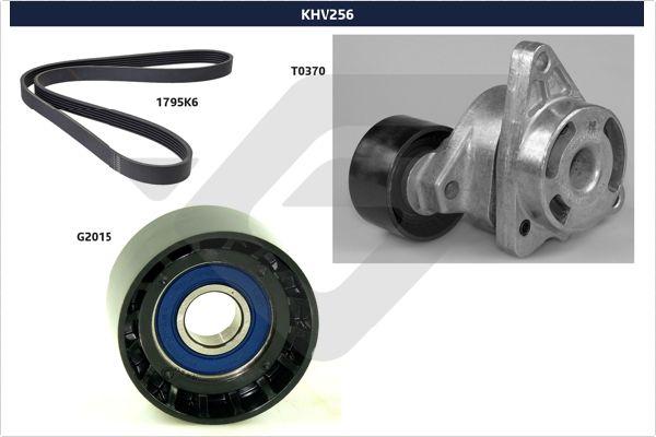 Hutchinson KHV 256 - Ķīļrievu siksnu komplekts ps1.lv