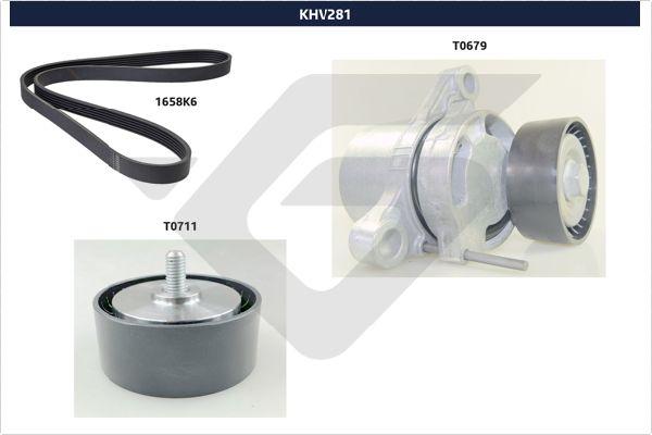 Hutchinson KHV 281 - Ķīļrievu siksnu komplekts ps1.lv