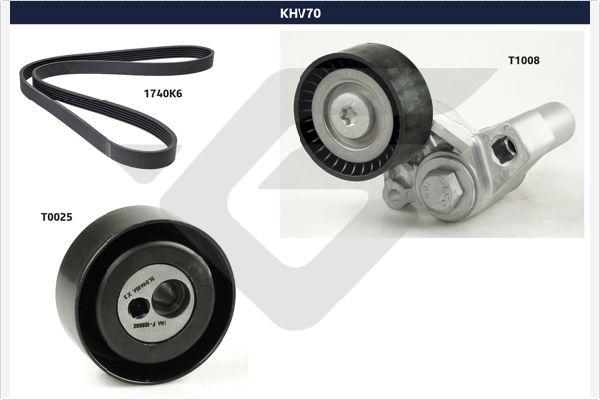 Hutchinson KHV 70 - Ķīļrievu siksnu komplekts ps1.lv