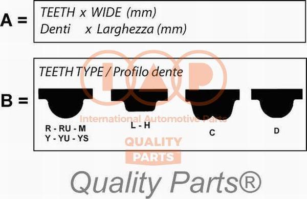 IAP QUALITY PARTS 128-14033 - Zobsiksna ps1.lv