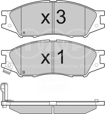 Magneti Marelli PF0978 - Bremžu uzliku kompl., Disku bremzes ps1.lv