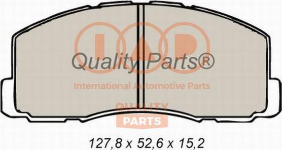 IAP QUALITY PARTS 704-12051 - Bremžu uzliku kompl., Disku bremzes ps1.lv