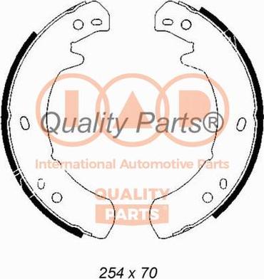 IAP QUALITY PARTS 705-14031 - Bremžu loku kompl., Stāvbremze ps1.lv