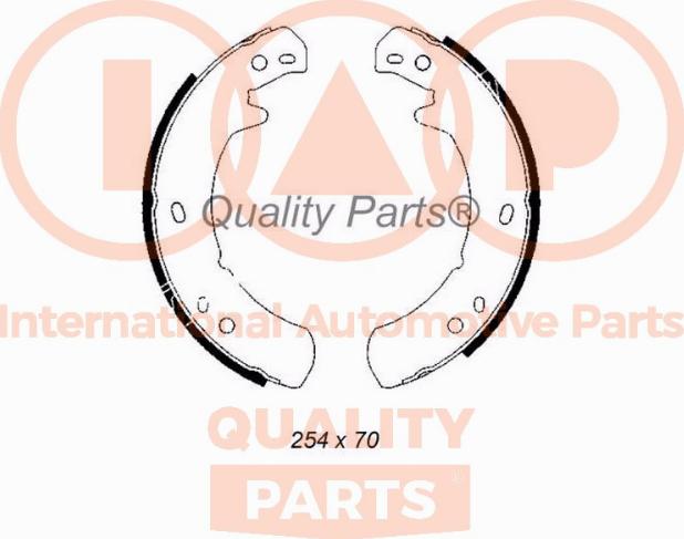 IAP QUALITY PARTS 705-14031 - Bremžu loku kompl., Stāvbremze ps1.lv