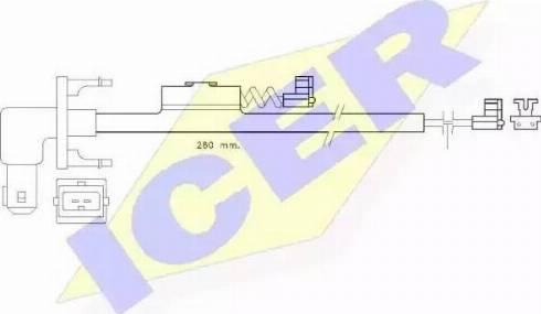 Icer 610288 C - Indikators, Bremžu uzliku nodilums ps1.lv