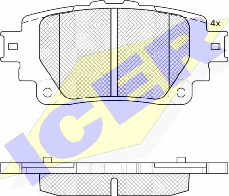 ATE 605534 - Bremžu uzliku kompl., Disku bremzes ps1.lv