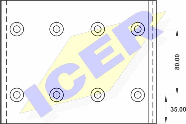 Icer 21 9934 00 - Bremžu uzliku kompl., Trumuļu bremzes ps1.lv