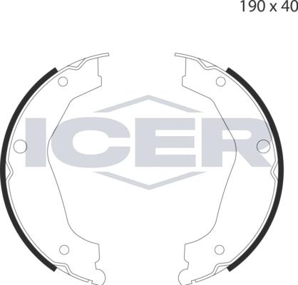 Icer 79PB4044 C - Bremžu loku kompl., Stāvbremze ps1.lv