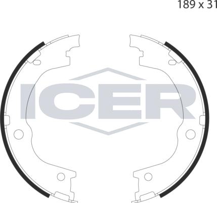 Icer 79PB4053 C - Bremžu loku kompl., Stāvbremze ps1.lv