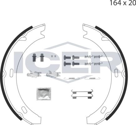 Icer 79PB4011 C - Bremžu loku kompl., Stāvbremze ps1.lv