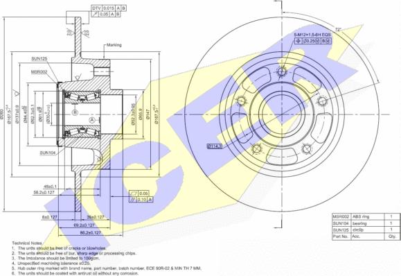 Icer 78BD4026-1 - Bremžu diski ps1.lv