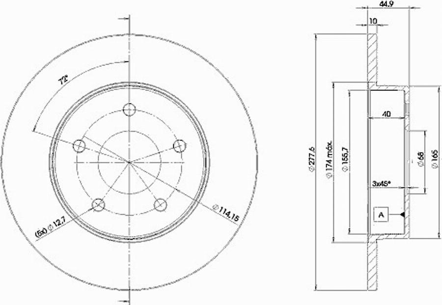 Icer 78BD4101 - Bremžu diski ps1.lv