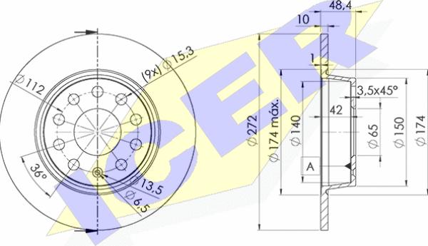 Icer 78BD5637-2 - Bremžu diski ps1.lv