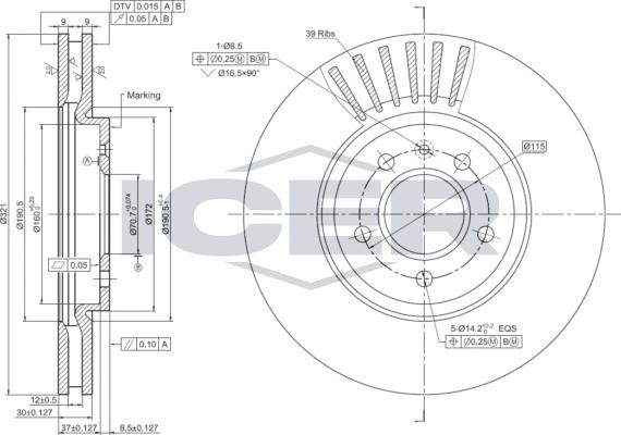 Icer 78BD1569-1 - Bremžu diski ps1.lv