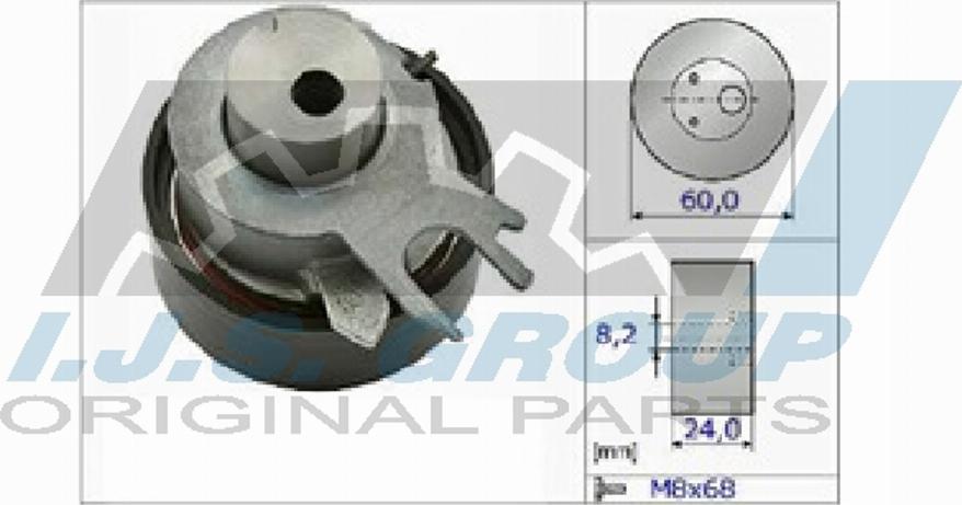 IJS 93-1226 - Spriegotājrullītis, Gāzu sadales mehānisma piedziņas siksna ps1.lv