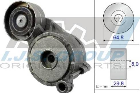 IJS GROUP 93-2464 - Siksnas spriegotājs, Ķīļsiksna ps1.lv