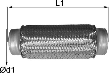 Imasaf 06.30.50 - Gofrēta caurule, Izplūdes gāzu sistēma ps1.lv