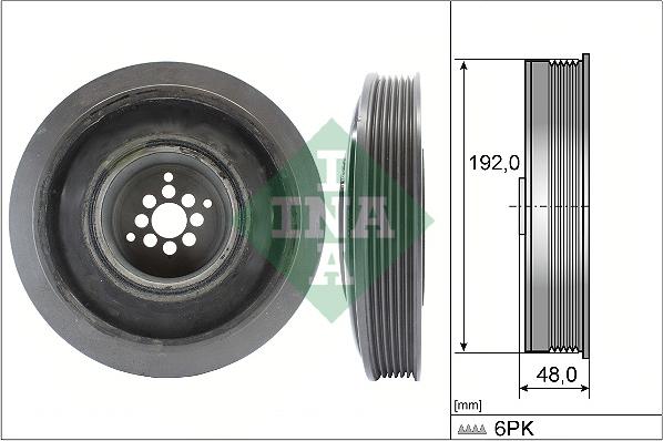 INA 544 0102 10 - Piedziņas skriemelis, Kloķvārpsta ps1.lv