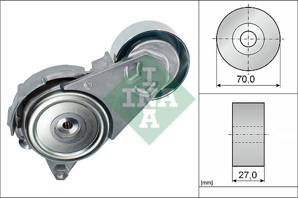 INA 534 0408 10 - Siksnas spriegotājs, Ķīļsiksna ps1.lv