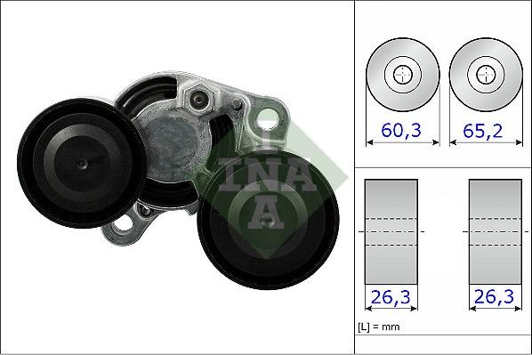 INA 534 0482 10 - Siksnas spriegotājs, Ķīļsiksna ps1.lv