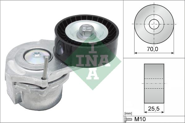 INA 534 0438 10 - Siksnas spriegotājs, Ķīļsiksna ps1.lv