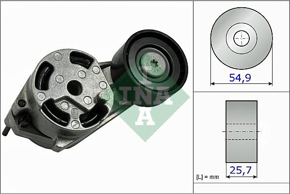 INA 534 0516 10 - Siksnas spriegotājs, Ķīļsiksna ps1.lv