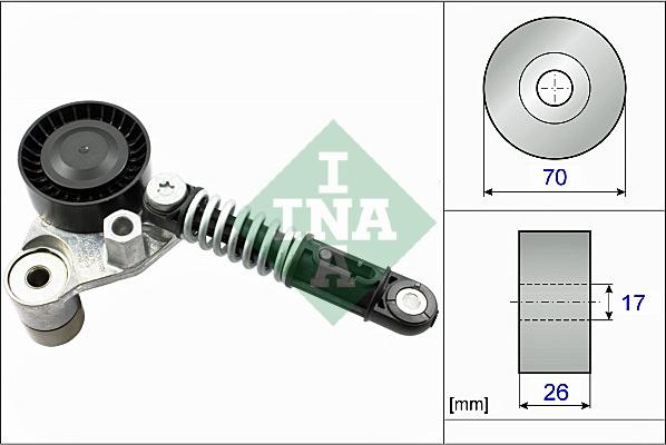 INA 534 0533 10 - Siksnas spriegotājs, Ķīļsiksna ps1.lv