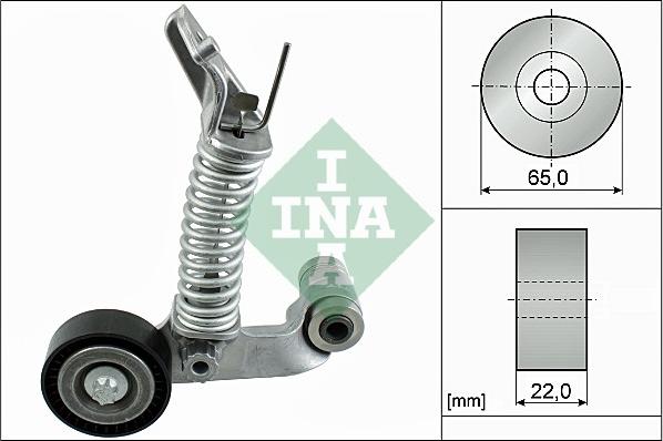 INA 534 0574 10 - Siksnas spriegotājs, Ķīļsiksna ps1.lv