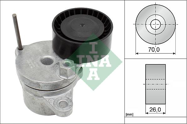 INA 534 0649 10 - Siksnas spriegotājs, Ķīļsiksna ps1.lv