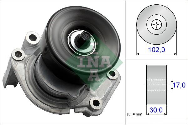 INA 534 0350 10 - Siksnas spriegotājs, Ķīļsiksna ps1.lv