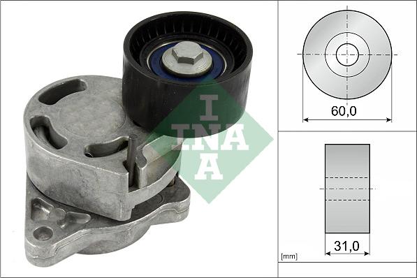 INA 534 0317 10 - Siksnas spriegotājs, Ķīļsiksna ps1.lv