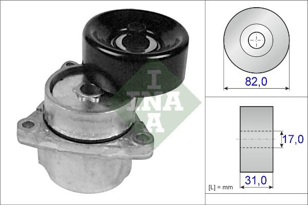 INA 534 0216 10 - Siksnas spriegotājs, Ķīļsiksna ps1.lv