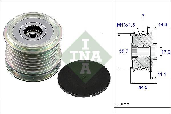 INA 535 0042 10 - Piedziņas skriemelis, Ģenerators ps1.lv