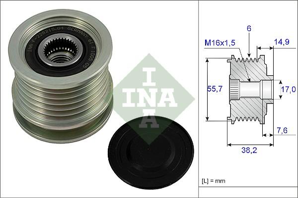 INA 535 0013 10 - Piedziņas skriemelis, Ģenerators ps1.lv