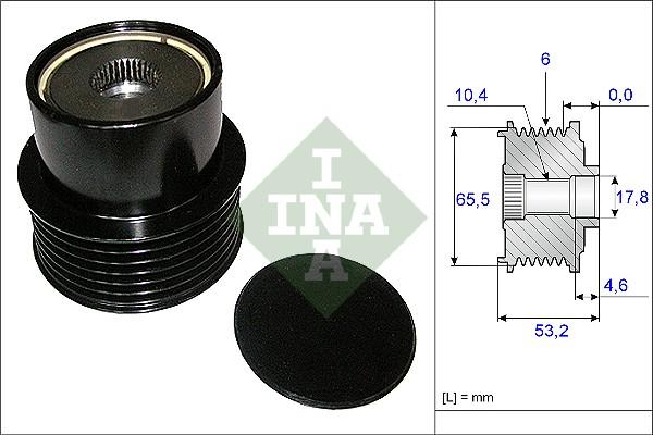 INA 535 0195 10 - Piedziņas skriemelis, Ģenerators ps1.lv