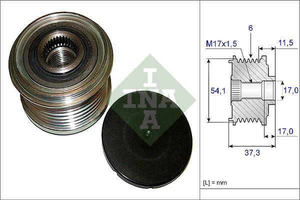 INA 535 0149 10 - Piedziņas skriemelis, Ģenerators ps1.lv