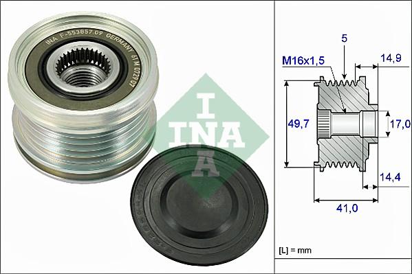 INA 535 0101 10 - Piedziņas skriemelis, Ģenerators ps1.lv